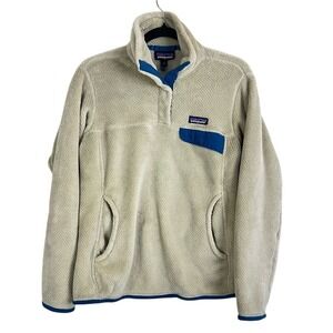 Patagonia Women's Re-Tool Snap-T Fleece Pullover Size Medium EUC Cabincore